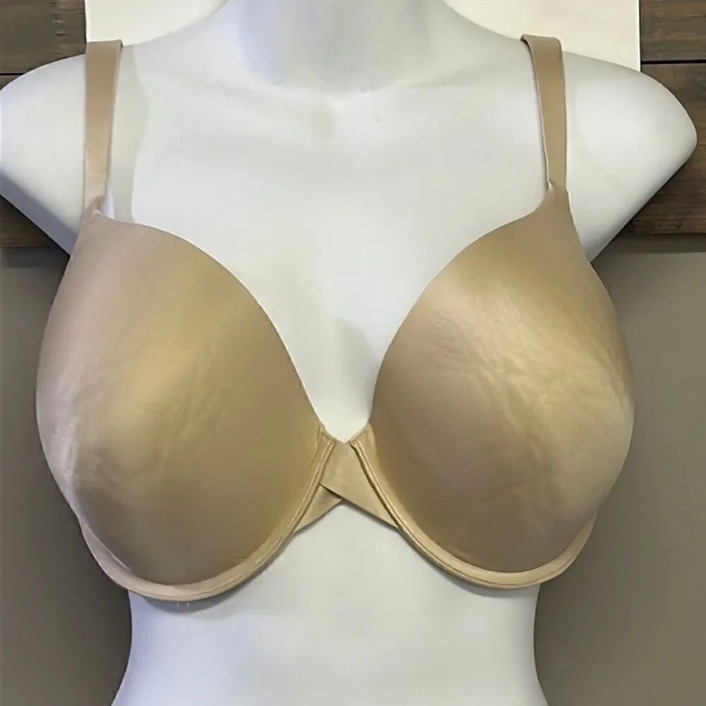 Victoria’s Secret Full Coverage Tan Adjustable Straps Padded Wire Bra- 38DD